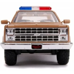 ماکت ماشین جادا مدل sranger things طرح Hoppers Chevy Blazer With Police Badge 1
