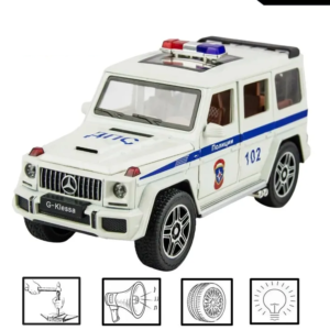 ماشین بازی مدل Benz G Class AMG G63 طرح پلیسی کد SR-2401