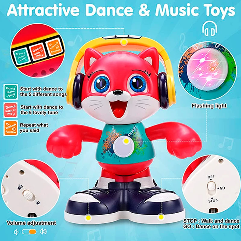 اسباب بازی هولا مدل گربه رقصنده کد A721