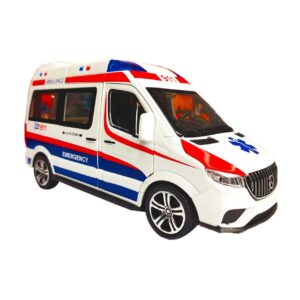 ماشین بازی مینی اتو مدل آمبولانس مرسدس بنز کد 0725