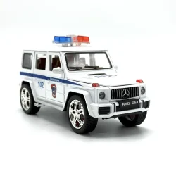 ماشین بازی مدل Benz G Class AMG G63 طرح پلیسی کد SR-2401