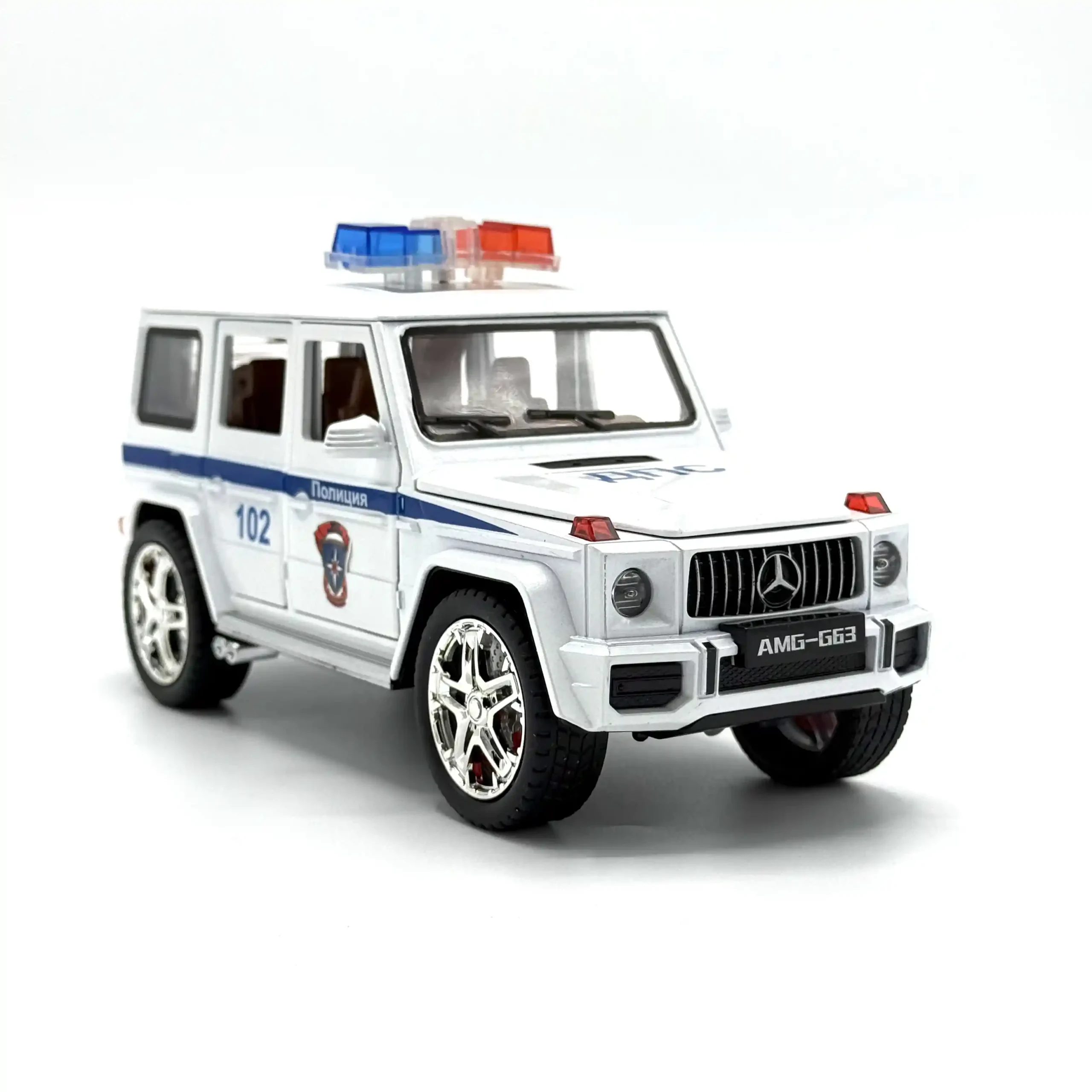 ماشین بازی مدل Benz G Class AMG G63 طرح پلیسی کد SR-2401