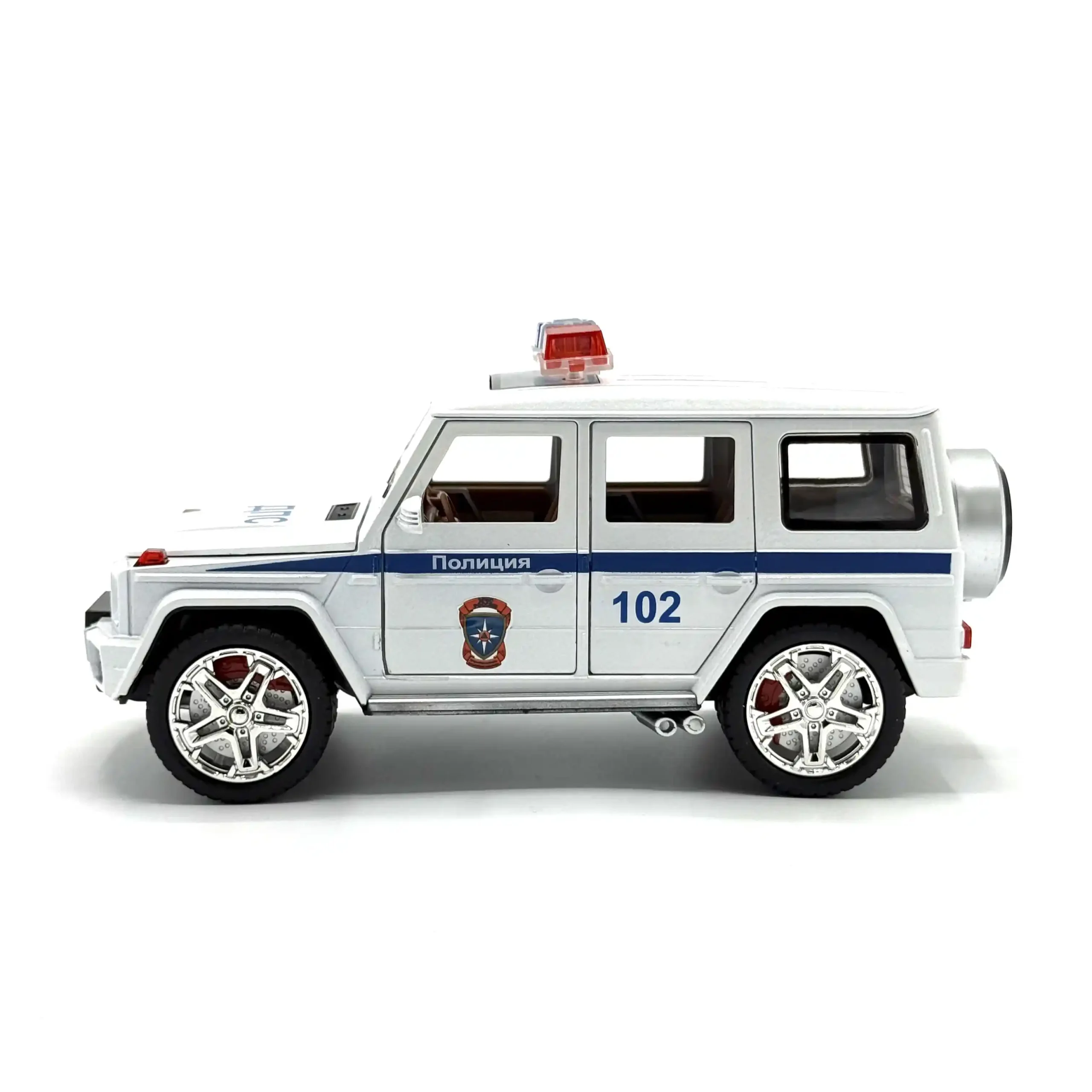 ماشین بازی مدل Benz G Class AMG G63 طرح پلیسی کد SR-2401