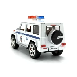 ماشین بازی مدل Benz G Class AMG G63 طرح پلیسی کد SR-2401