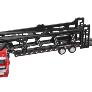 ماشین بازی مدل تریلی حمل ماشین Truck King مجموعه 7 عددی کد 2212