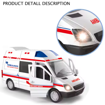 ماشین بازی مدل آمبولانس کد 61