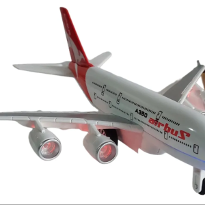 هواپیمای بازی مدل موزیکال چراغدار طرح ایرباس A380
