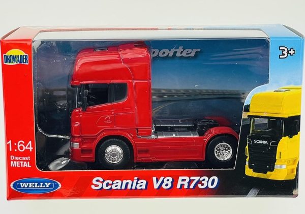 ماکت ماشین وِلی مدل SCANIA V8 R730 کد 68020L-GW