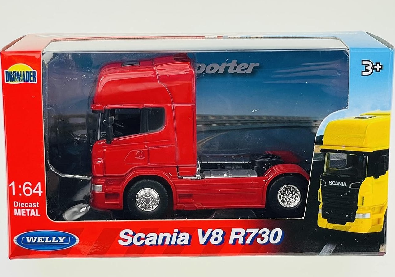 ماکت ماشین وِلی مدل SCANIA V8 R730 کد 68020L-GW