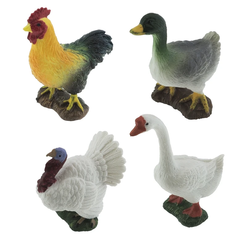 فیگور مدل پرندگان مجموعه 4 عددی کد JS20-4