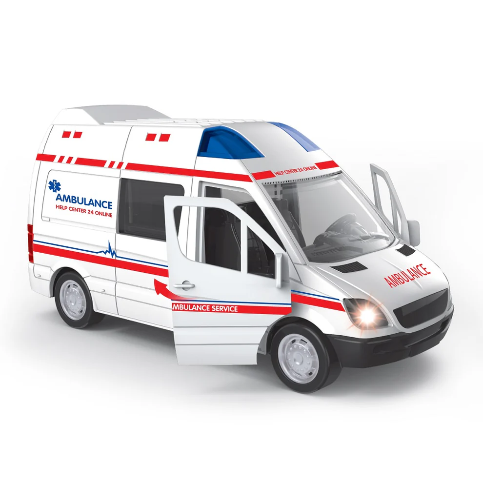 ماشین بازی مدل آمبولانس کد 61
