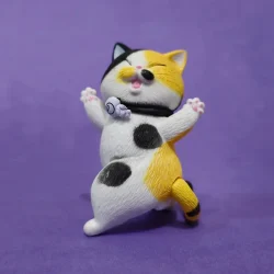 فیگور مدل گربه طرح Happy Cats مجموعه 9 عددی