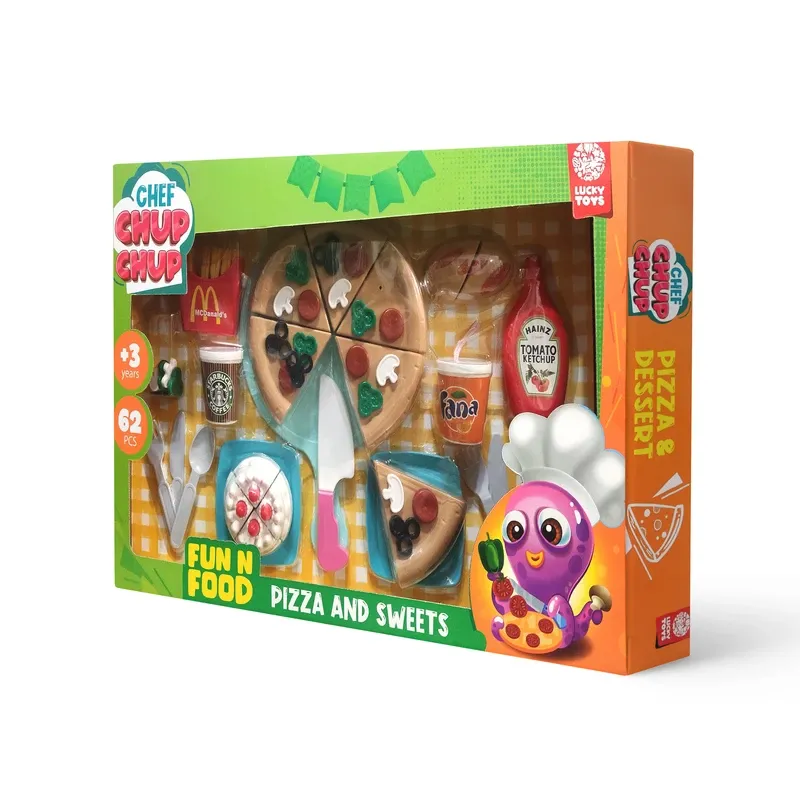 ست اسباب بازی فست فود برشی کد 1113