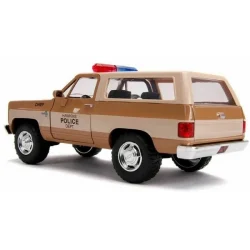 ماکت ماشین جادا مدل sranger things طرح Hoppers Chevy Blazer With Police Badge 1