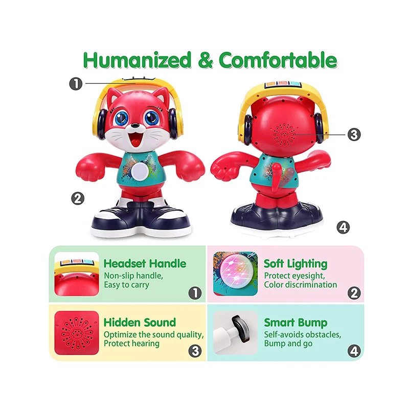 اسباب بازی هولا مدل گربه رقصنده کد A721