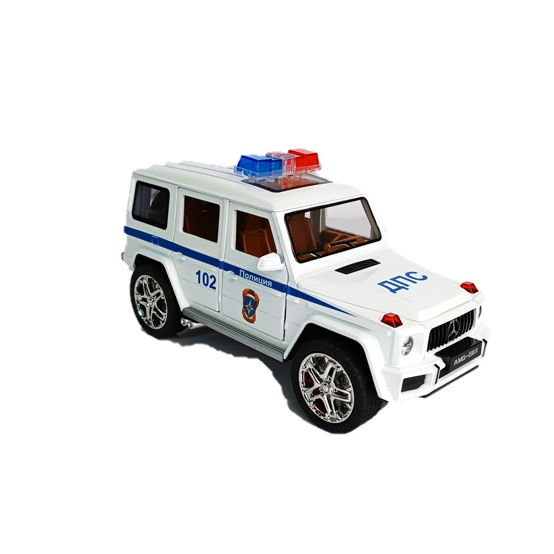 ماشین بازی مدل Benz G Class AMG G63 طرح پلیسی کد SR-2401