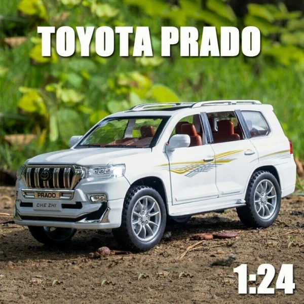 ماشین بازی چه ژی مدل تویوتا پرادو دودزا کد CZ124AD