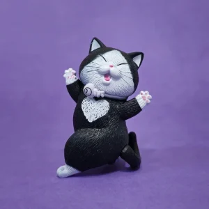 فیگور مدل گربه طرح Happy Cats مجموعه 9 عددی