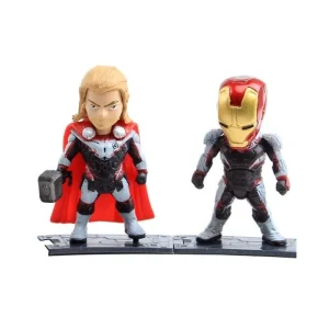 اکشن فیگور مدل انتقام جویان طرح ثور و آیرون من Endgame