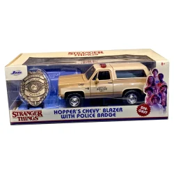 ماکت ماشین جادا مدل sranger things طرح Hoppers Chevy Blazer With Police Badge 1