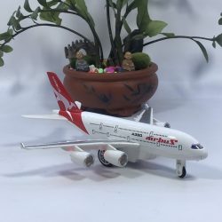 هواپیمای بازی مدل موزیکال چراغدار طرح ایرباس A380 - Image 11
