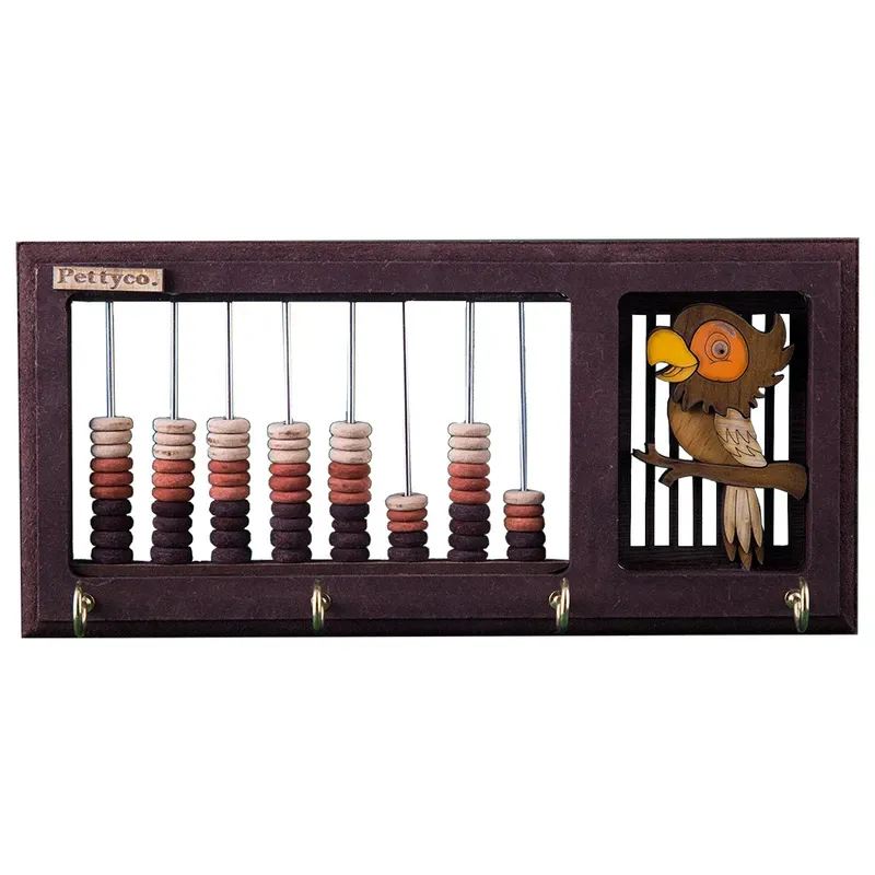 جاکلیدی پتیکو مدل چرتکه طرح طوطی