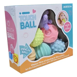 جغجغه مدل توپ فضایی طرح Touch Ball کد TB1 مجموعه 6 عددی