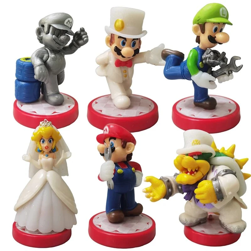 فیگور مدل سوپر ماریو مجموعه 6 عددی کد M698