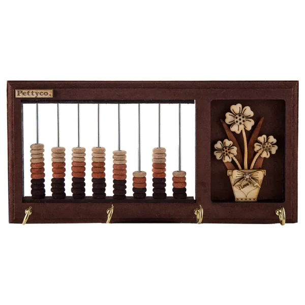 جاکلیدی پتیکو مدل چرتکه طرح گل