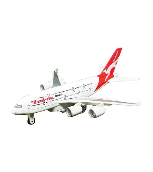 هواپیمای بازی مدل موزیکال چراغدار طرح ایرباس A380