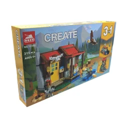ساختنی مدل Create طرح 3در1 کلبه و کشتی کد 11398