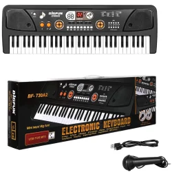 بازی آموزشی ارگ بیگفان مدل الکترونیک کیبورد 61 کلید کد BF-730A2