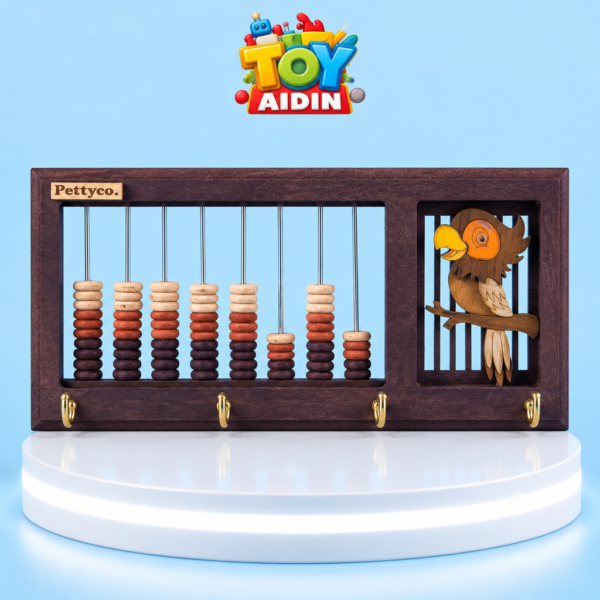 جاکلیدی پتیکو مدل چرتکه طرح طوطی