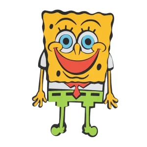 استیکر دیواری کودک مدل برجسته فومی طرح باب اسفنجی