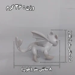 فیگور مدل اژدها سواران مجموعه 2 عددی کد D164