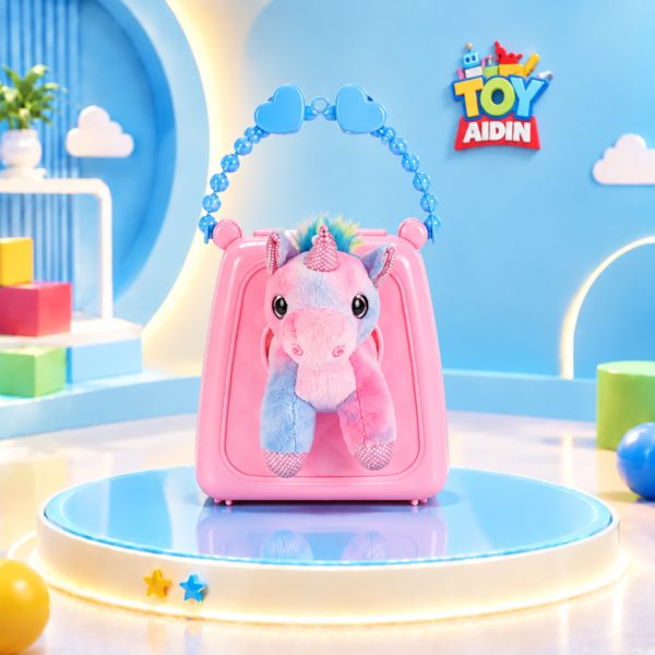 اسباب بازی مدل پونی کیف دار طرح Cute unicorns کد DR5048