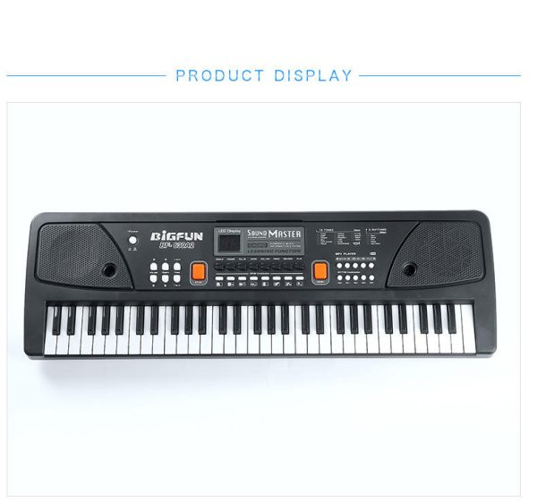 بازی آموزشی ارگ بیگفان مدل الکترونیک کیبورد 61 کلید کد BF-630A2