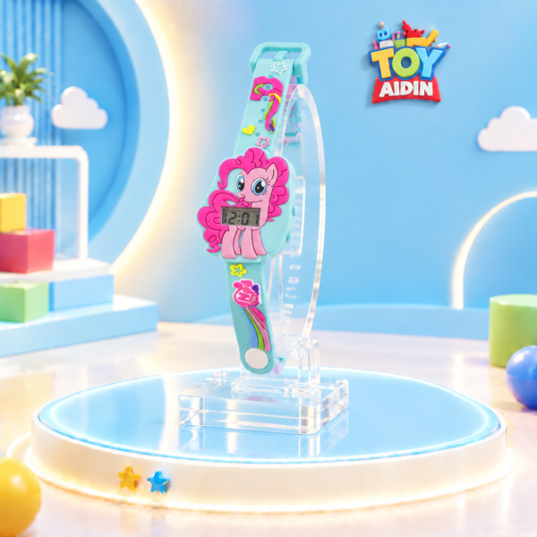 ساعت اسباب بازی مدل HappyTime طرح پونی 3