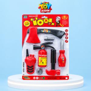 ست اسباب بازی لوازم آتش نشانی مدل Funny Tool Set مجموعه 7 عددی
