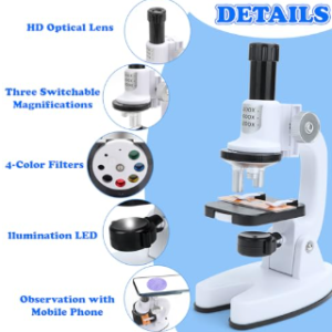 بازی آموزشی میکروسکوپ مدل آزمایش علمی کد SD221 - Image 4