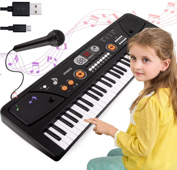 بازی آموزشی ارگ بیگفان مدل الکترونیک کیبورد 61 کلید کد BF-730A2