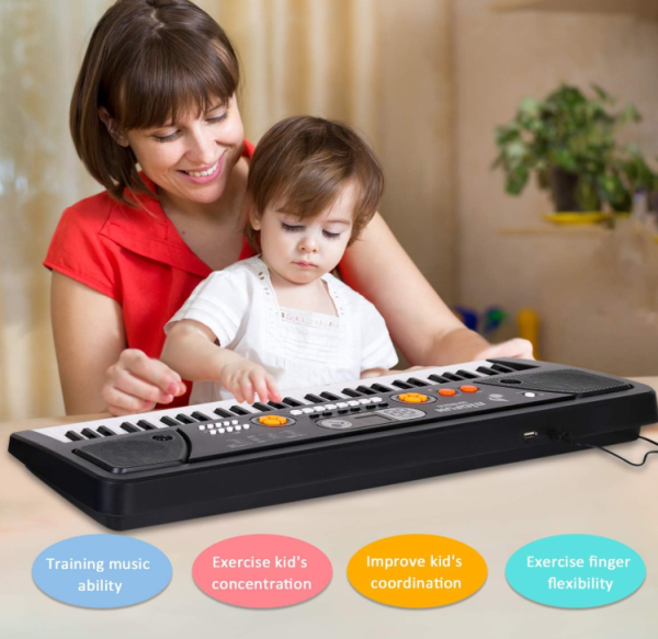 بازی آموزشی ارگ بیگفان مدل الکترونیک کیبورد 61 کلید کد BF-730A2