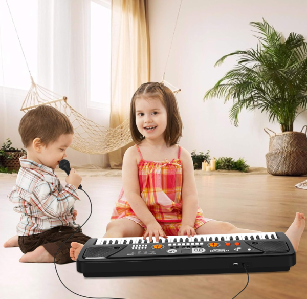 بازی آموزشی ارگ بیگفان مدل الکترونیک کیبورد 61 کلید کد BF-730A2