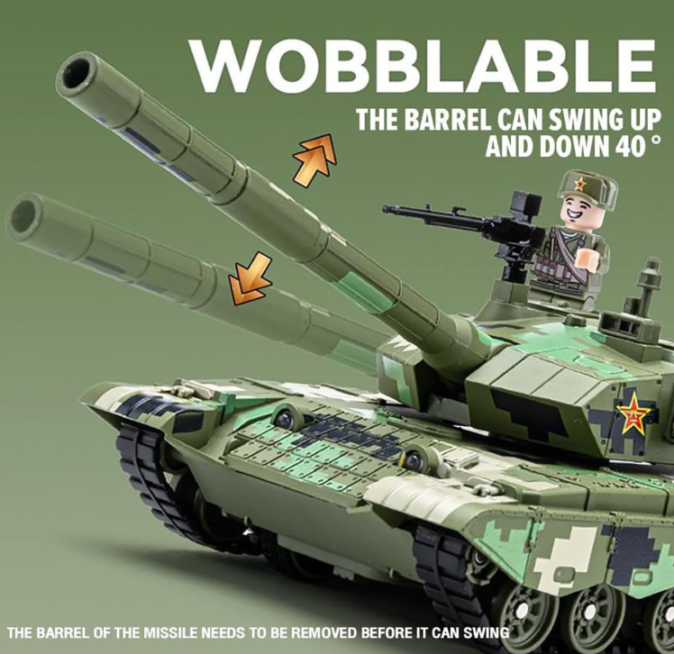 تانک بازی چه ژی مدل T99A دودزا کد CZ64A