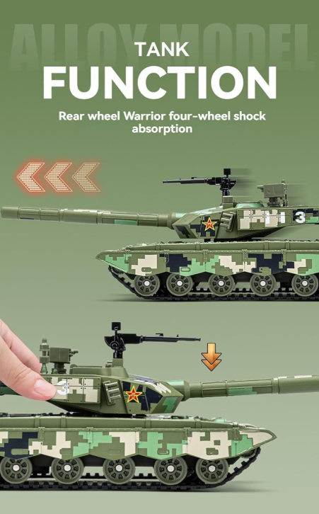 تانک بازی چه ژی مدل T99A دودزا کد CZ64A