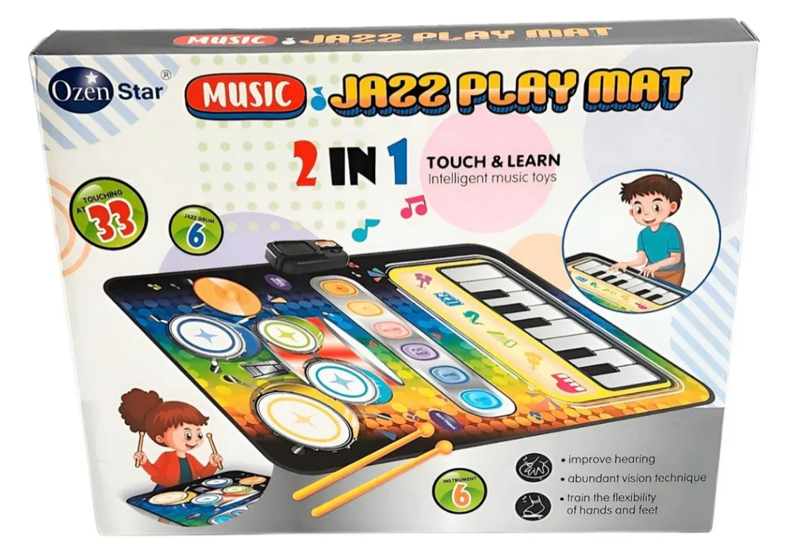 بازی آموزشی مدل سفره پیانو لمسی موزیکال کد 75757