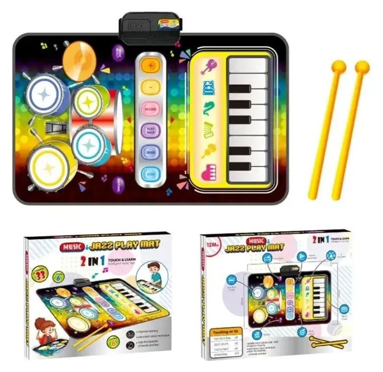 بازی آموزشی مدل سفره پیانو لمسی موزیکال کد 75757