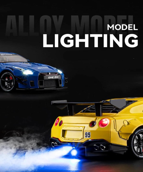 ماشین بازی چه ژی مدل نیسان GTR دودزا کد CZ128ADT