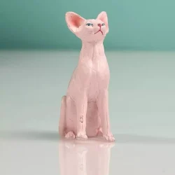 فیگور مدل گربه بدون مو طرح Hairless Cat