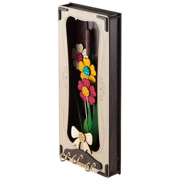 جاکلیدی پتیکو طرح گل و پاپیون